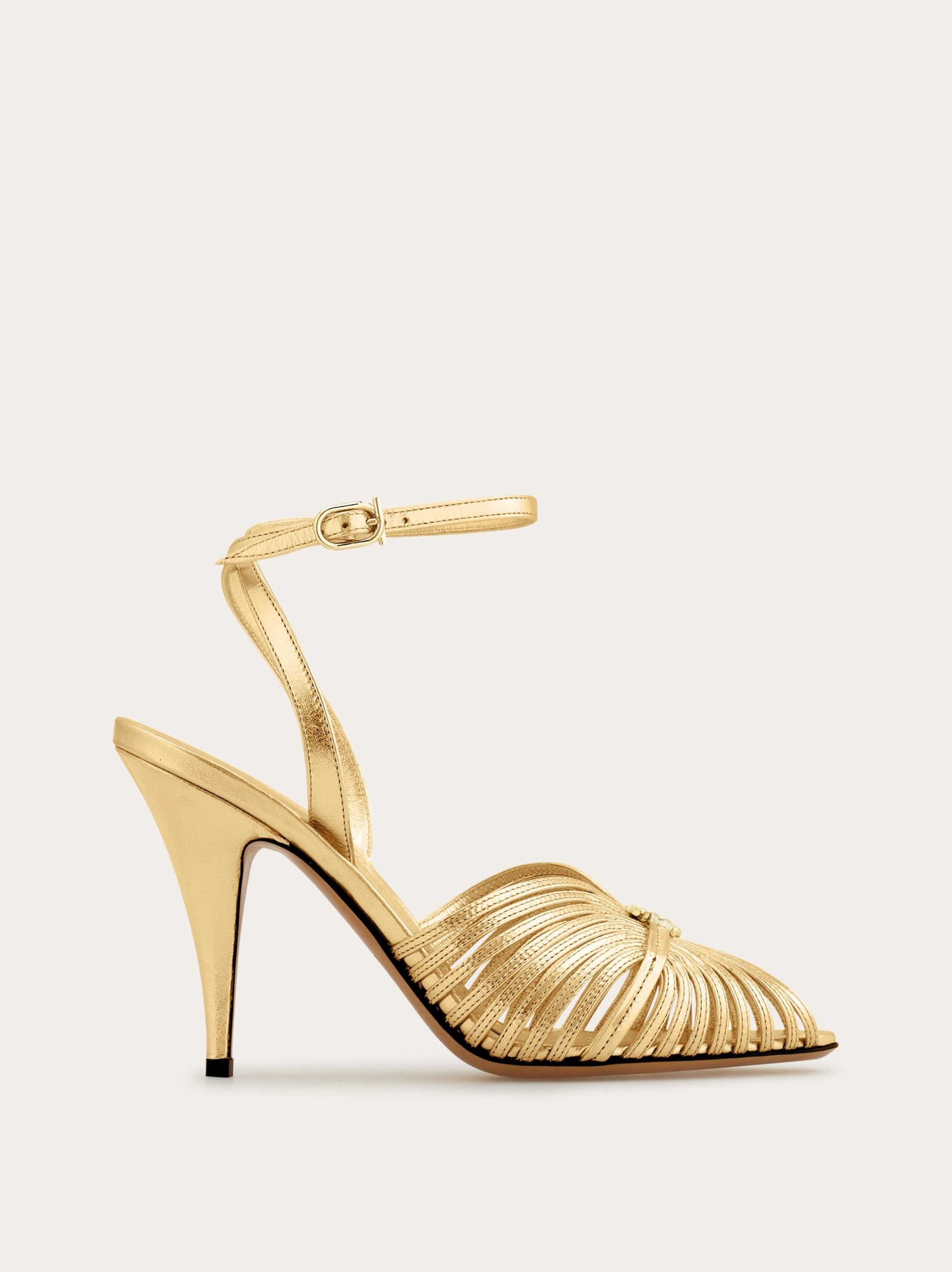 Ferragamo Sandal with Gancini element - Image 1
